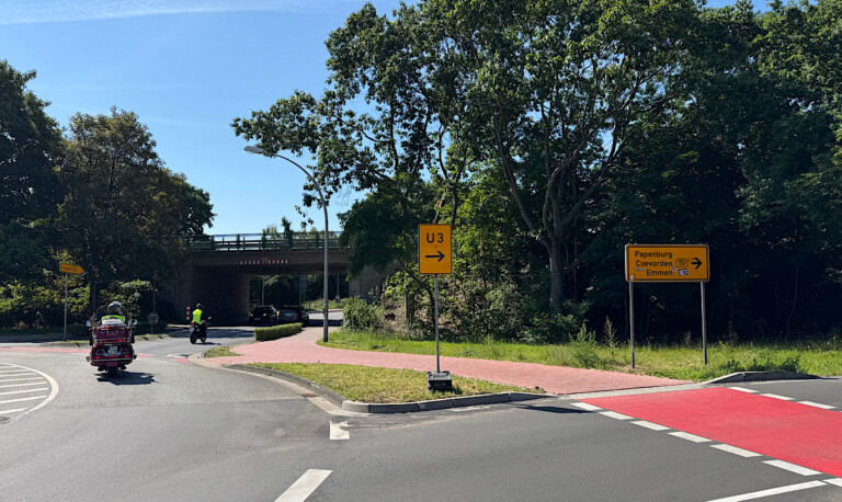 Vollsperrung der Straße „Auf der Herrschwiese“ im Bereich der B 70-Brücke