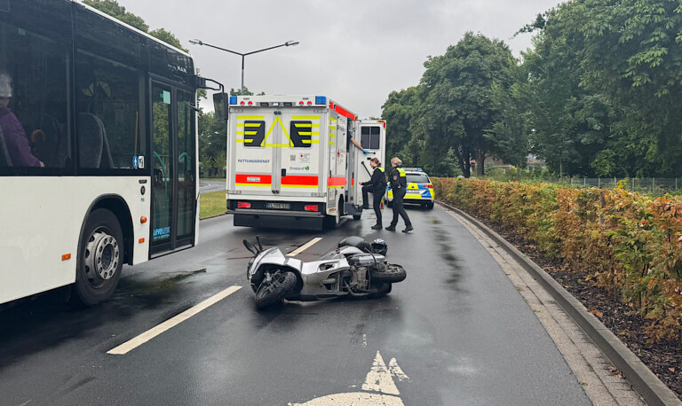Meppen – Rollerfahrer nach Sturz verletzt