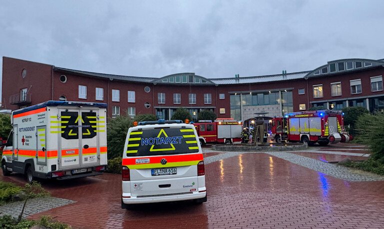 Lingen – Feueralarm in Hedon Klinik
