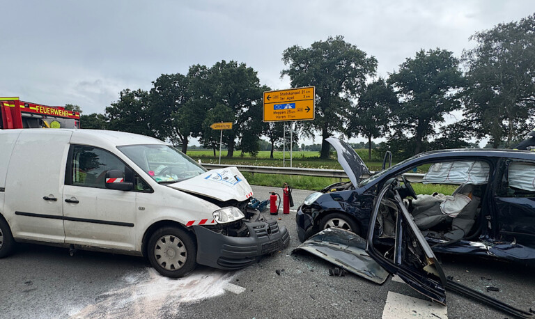 Haren – Schwerer Unfall auf B408