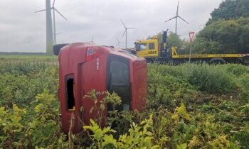 Haren – Pkw landet in Kartoffelacker