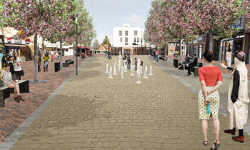 Baubeginn beim Marktplatz in Aschendorf