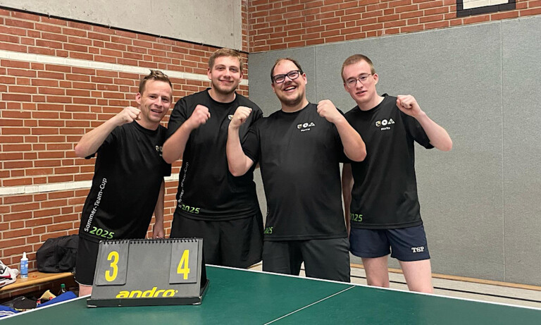 Zwei Teams mit Meppener Spielern erreichen Bundesfinale des Sommer-Team-Cups im Tischtennis
