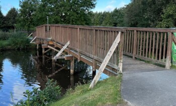 Papenburg – Arbeiten an Brücken im Stadtpark