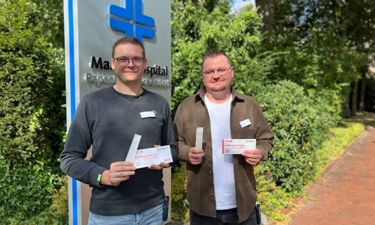 Registrierungsaktion für die DKMS im Marien Hospital Papenburg