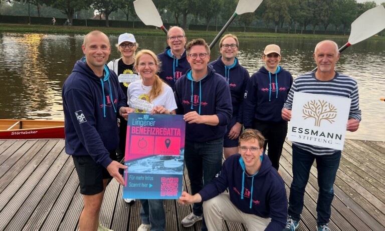Volle Kraft voraus: 55 Teams rudern in Lingen für den guten Zweck