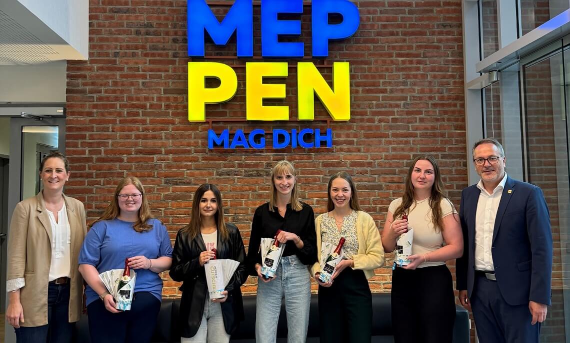 Meppen – Gratulation zum Ausbildungsabschluss