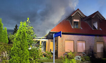 Haren – Feuerwehr löscht Brand in Wohnhaus