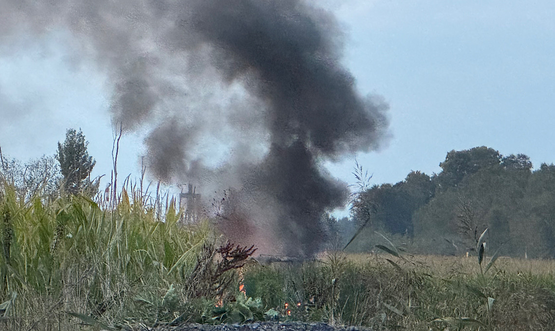 Twist – Maishäcksler gerät während Feldarbeiten in Brand