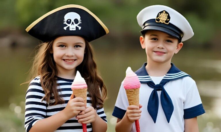 Kostenlose Eiskugel für kleine Piraten auf den Harener Püntetagen
