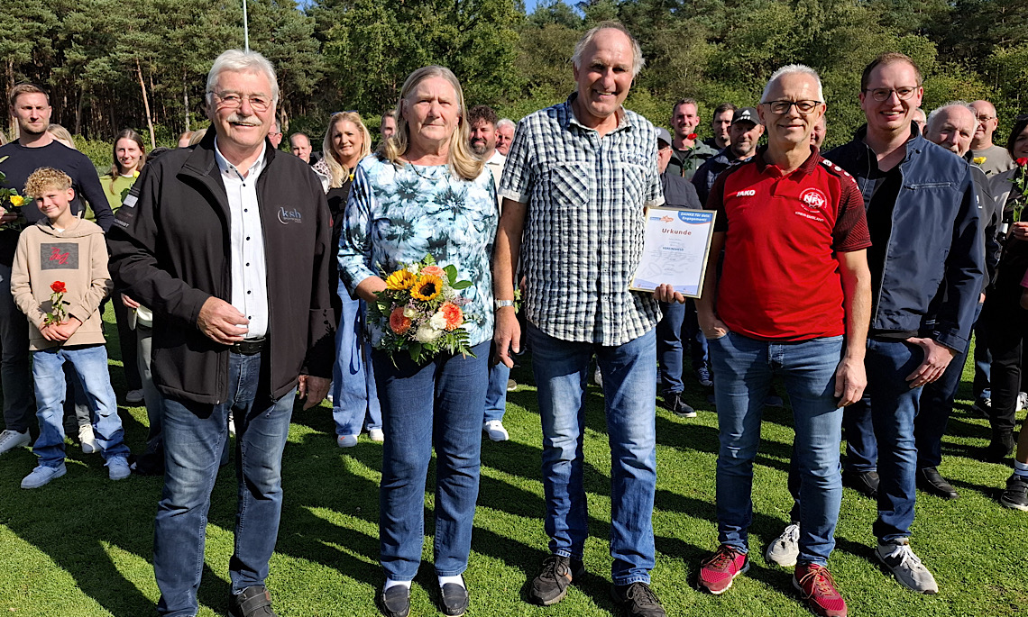 “Ehrenamt überrascht“ – Heinz Ahillen vom SV Renkenberge geehrt
