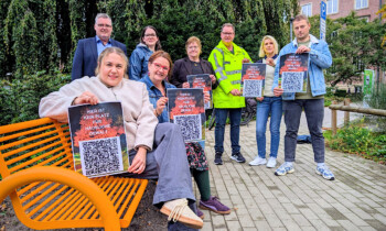 Nordhorn – Orangene Bank setzt Zeichen gegen Gewalt an Frauen und Mädchen