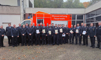 Neue Feuerwehrtaucher für die Landkreise Emsland, Osnabrück und Oldenburg