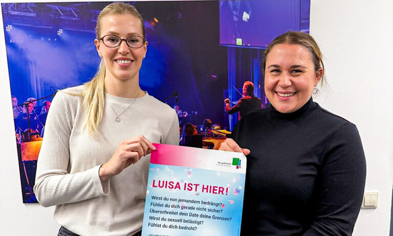 Kulturzentrum Alte Weberei Nordhorn beteiligt sich an Schutzkampagne „Luisa ist hier!“