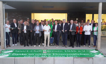 Neues Clubhaus des SC Baccum feierlich eingeweiht