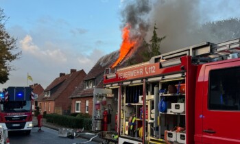 Papenburg – Dachstuhl in Brand geraten