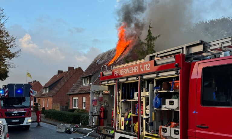 Papenburg – Dachstuhl in Brand geraten
