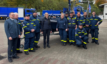 THW Meppen tauft neues Mehrzweckboot auf den Namen „Benno“