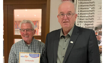 SV Olympia Laxten ehrt Heinz Rohoff für herausragendes ehrenamtliches Engagement