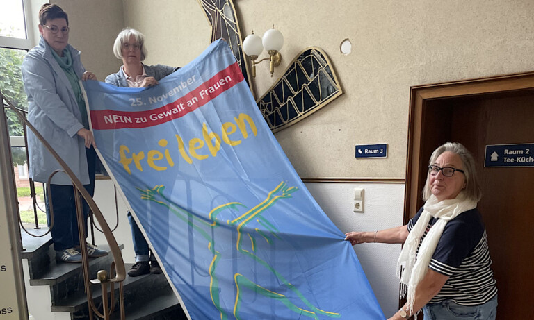 Internationaler Tag gegen Gewalt an Frauen – Gemeinde Geeste setzt Zeichen