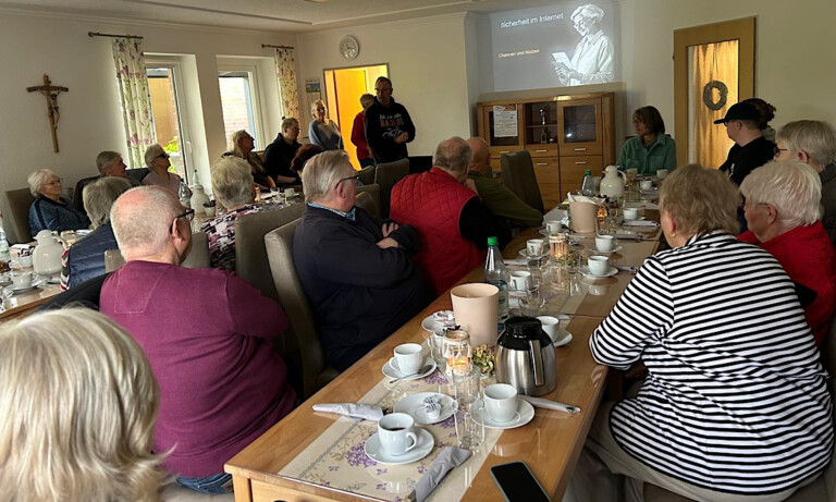 Geeste – Großes Interesse an Vortragsreihe „Sicherheit im Internet“ bei den Mittagstischen