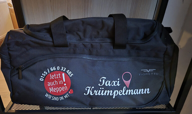 Meppen – Sporttaschen für den guten Zweck – Spende an Tierrettung Emsland