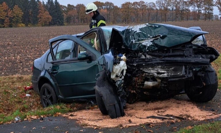 Schwerer Unfall auf der L53 in Sögel
