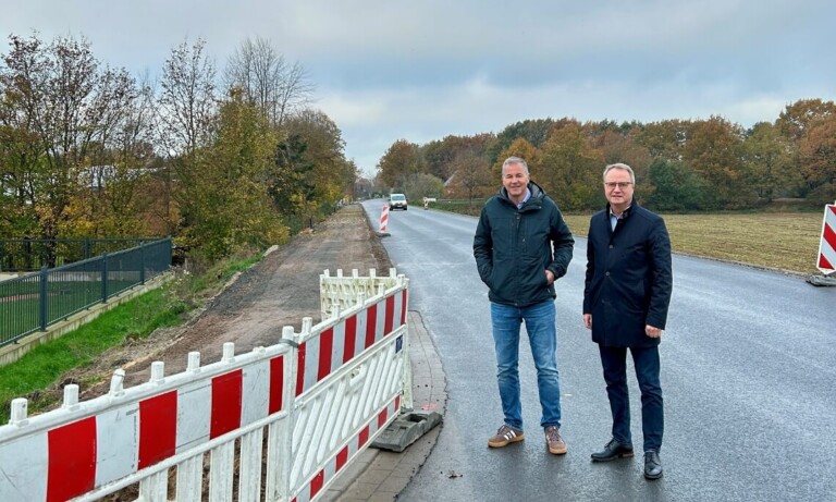 Ausbau der Zeppelinstraße in Haren (Ems) steht kurz vor dem Abschluss