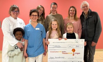 Kita und Grundschule Altenligen verschenken Kinderlachen im Krankenhaus