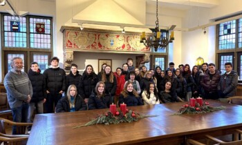 Italienische Gäste in Meppen: Schüler aus Agropoli im historischen Ratssaal empfangen