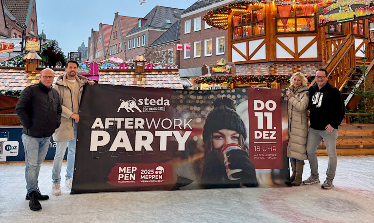 Steda After-Work-Party am 11.12. auf dem Meppener Weihnachtsmarkt