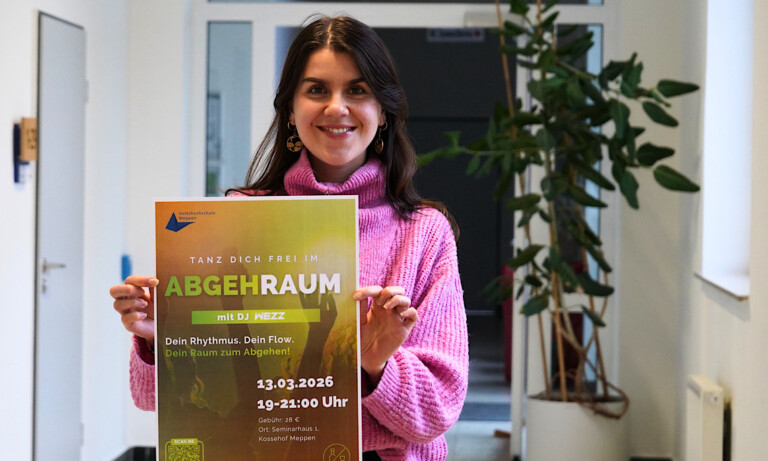 Abgehraum – Tanz dich frei! – Neues Tanzformat der VHS Meppen auf dem Kossehof