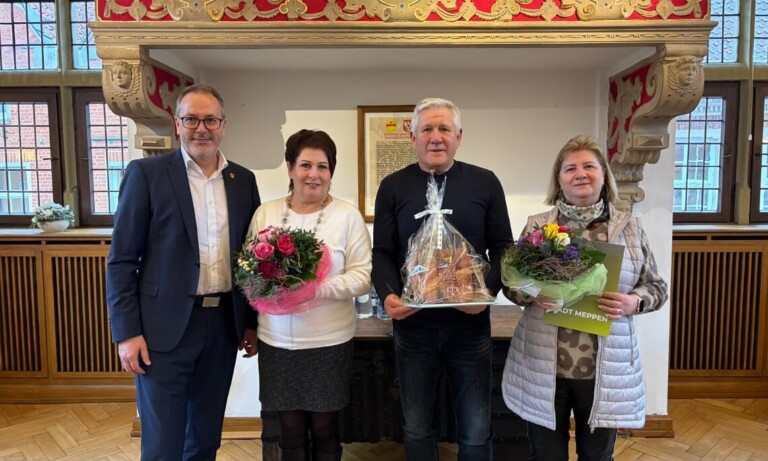 Verabschiedungen und Dienstjubiläum bei der Stadt Meppen