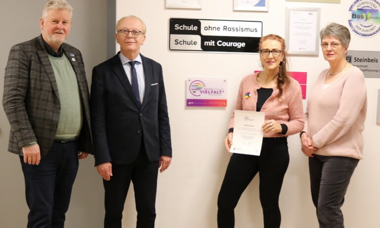 BBS Lingen Technik und Gestaltung als „Schule der Vielfalt“ ausgezeichnet