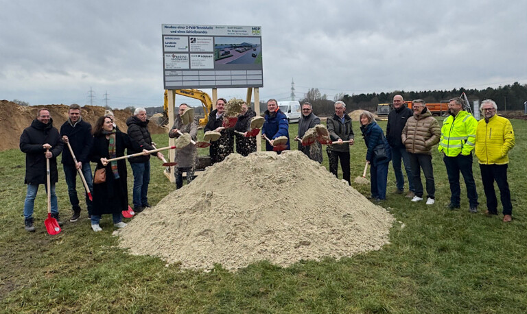 Stadt Meppen errichtet Tennishalle und Schießstand am Haupteschweg