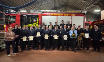 Feuerwehr Twist – Zahlreiche Beförderungen standen im Mittelpunkt der Jahreshauptversammlung