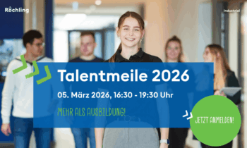 Röchling Industrial in Haren lädt zur Talentmeile am 05. März ein
