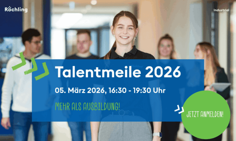 Röchling Industrial in Haren lädt zur Talentmeile am 05. März ein