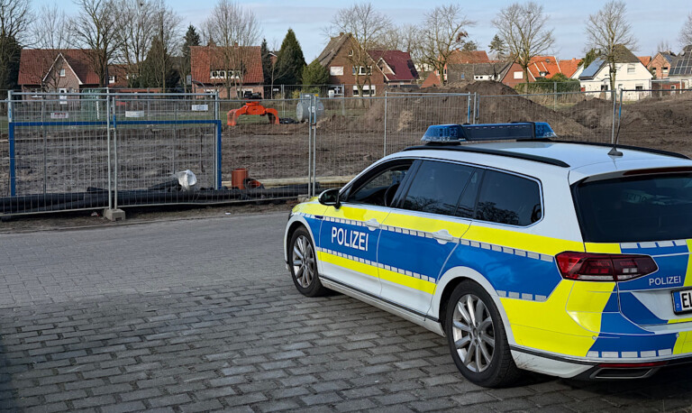 Lingen – Kampfmittelfund an Teichstraße