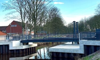 Endspurt für die neue Drehbrücke am Haren-Rütenbrock-Kanal 