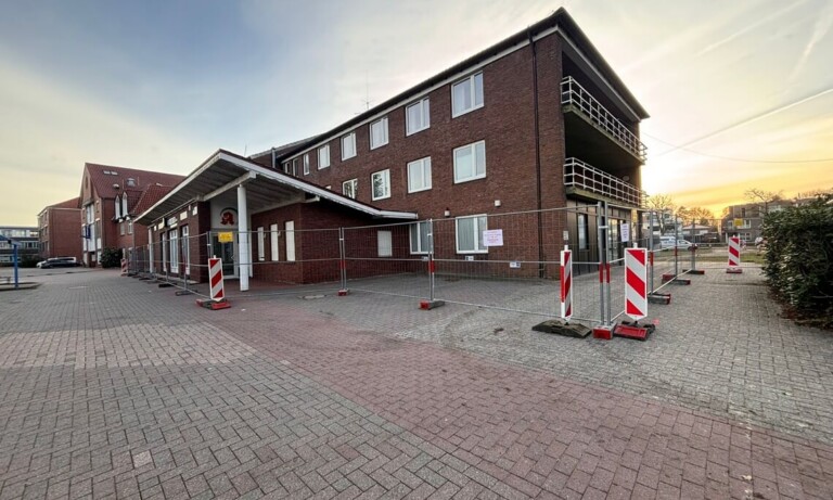Geänderte Zuwegung in das Marien Hospital Papenburg Aschendorf