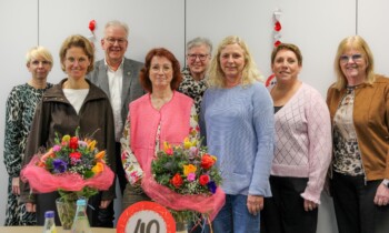 Meppen – Vitus ehrt Karin Schulte und Doris Reiners für 40 Jahre Einsatz für die Kinder