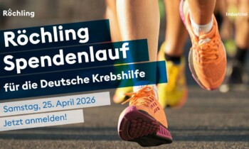 Röchling Industrial Haren veranstaltet Spendenlauf zugunsten der Deutschen Krebshilfe am 25. April