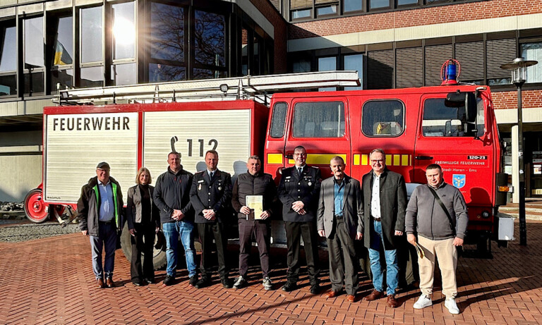 Haren sendet Hilfe – Ausgemustertes Feuerwehrfahrzeug tritt Reise in die Ukraine an