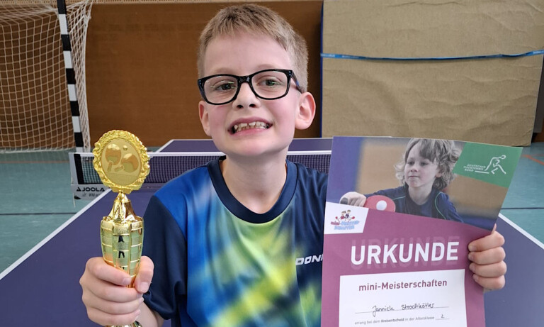 Mini-Meisterschaften – Große Talente beim TV Meppen im Tischtennis