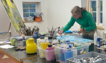 Kunstschule Zinnober – Freie Malerei – Mit Pinsel und Farbplatte den Abend genießen