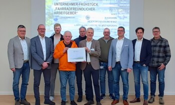 Drei weitere Fahrradfreundliche Arbeitgeber in Nordhorn ausgezeichnet