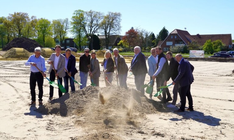Spatenstich für neues Ingenieur- und Planungsbüro in Lingen