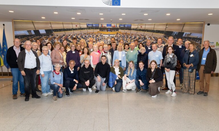 Emsländer Besuchergruppe zu Gast im Europäischen Parlament in Brüssel