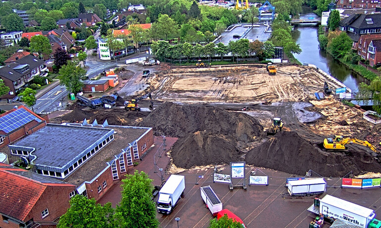 Nordhorn – Bauzaunbegehung am Stadthafen – Informativer Stadtrundgang